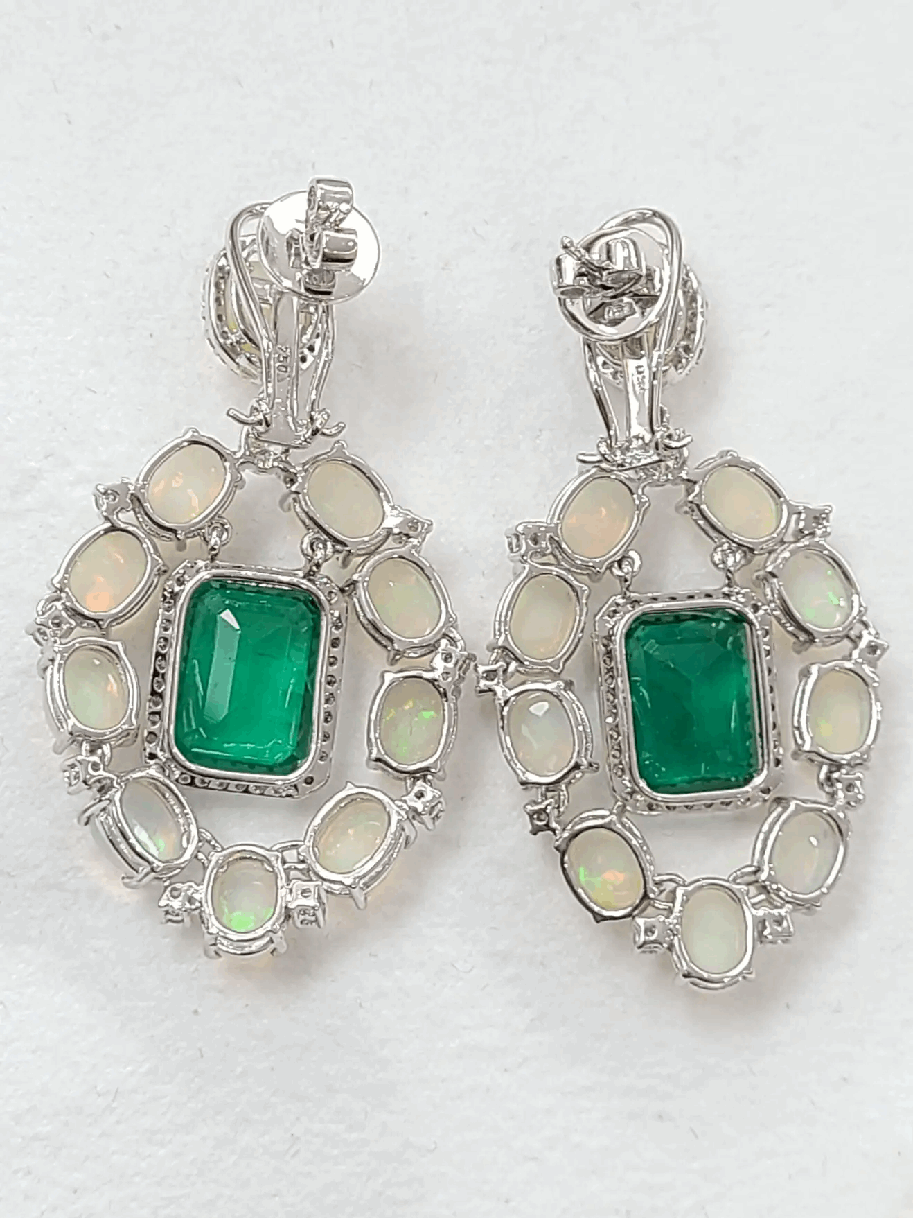 real opal earrings