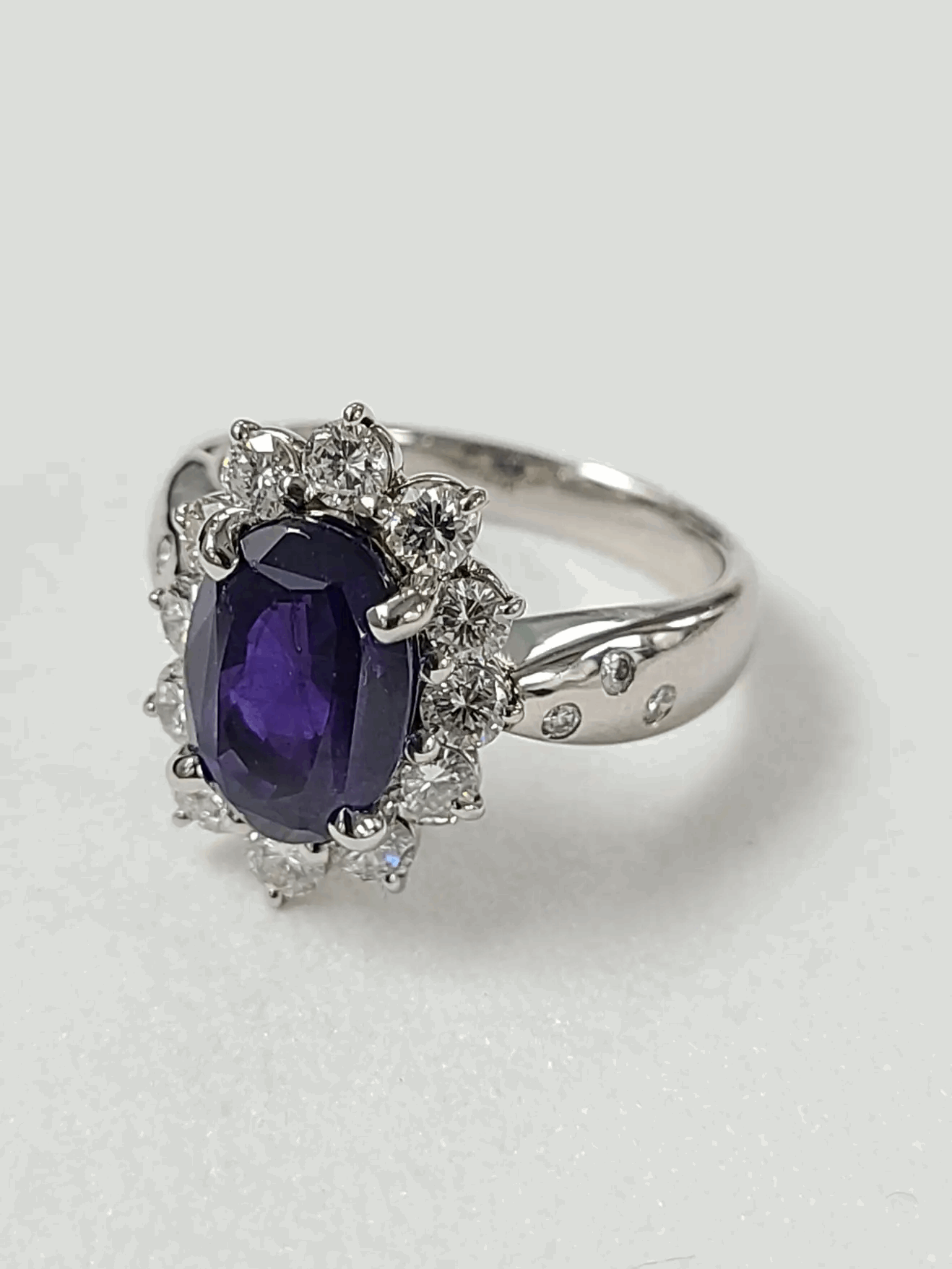 sapphire engagement ring vintage