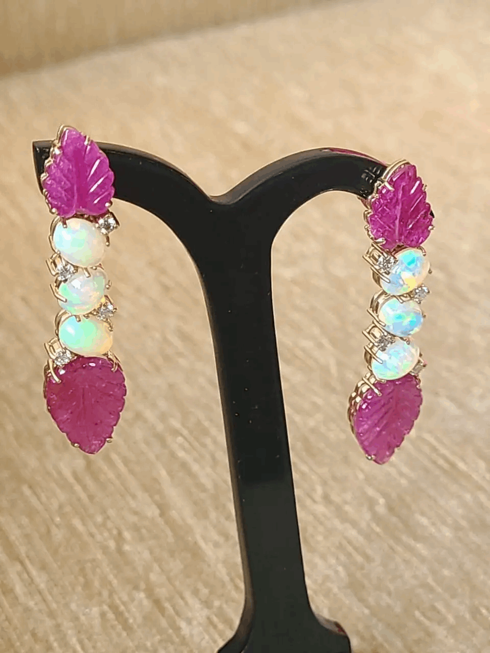 opal earrings