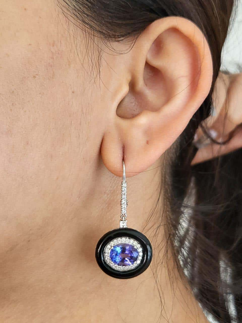 gemstone earrings for women