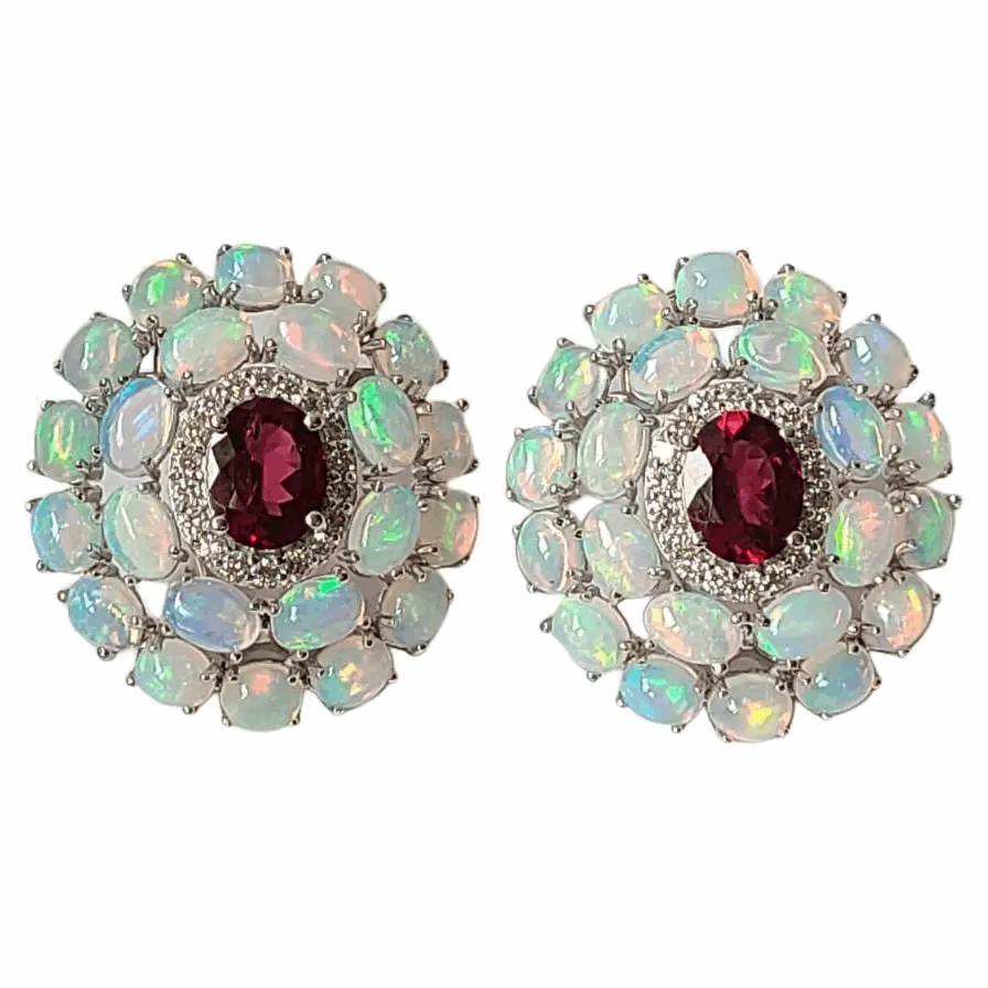 real opal earrings