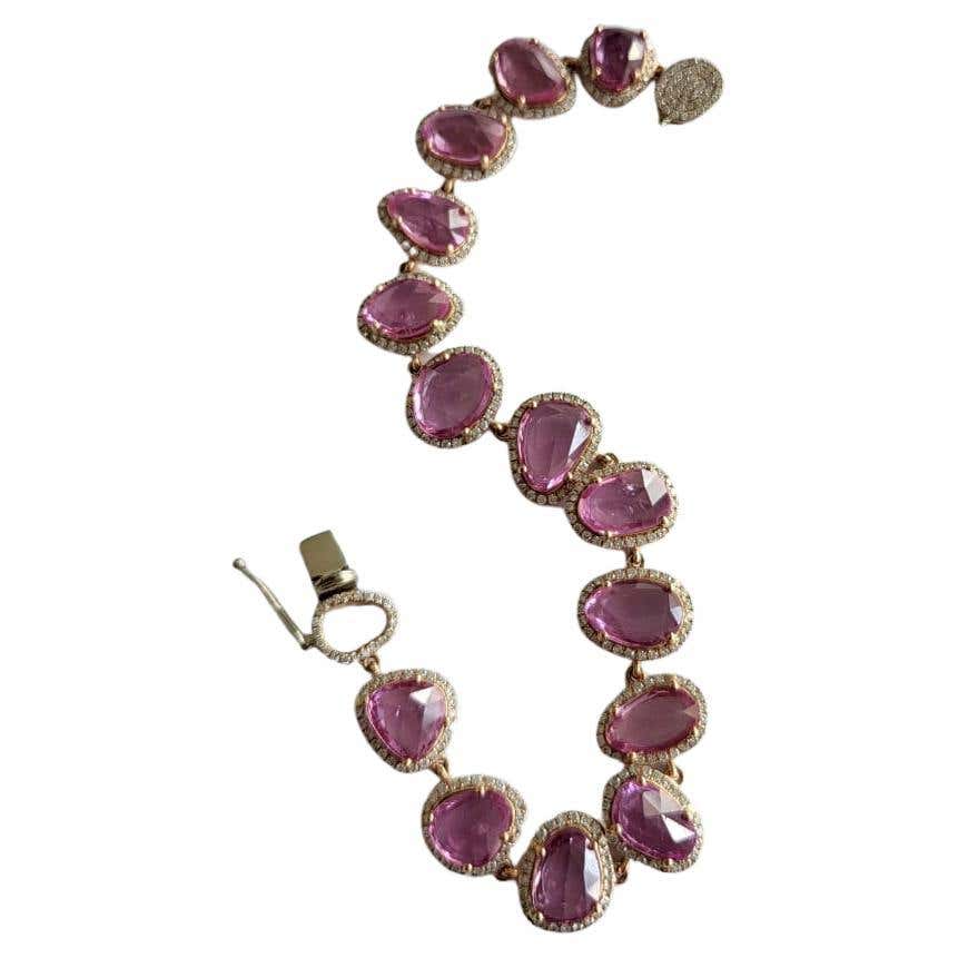 pink sapphire bracelet