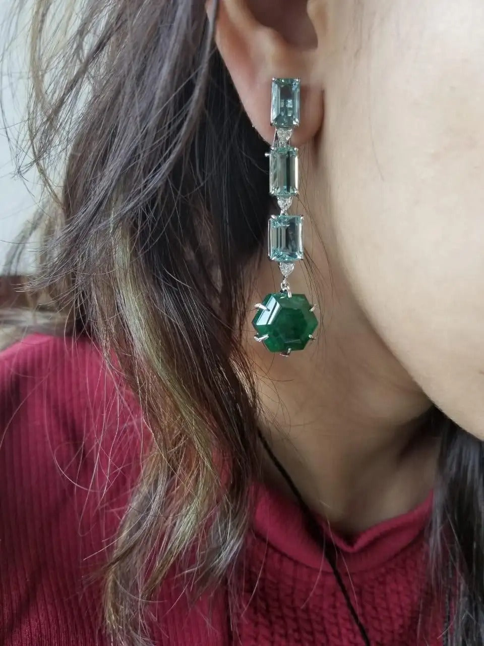 gemstone earrings