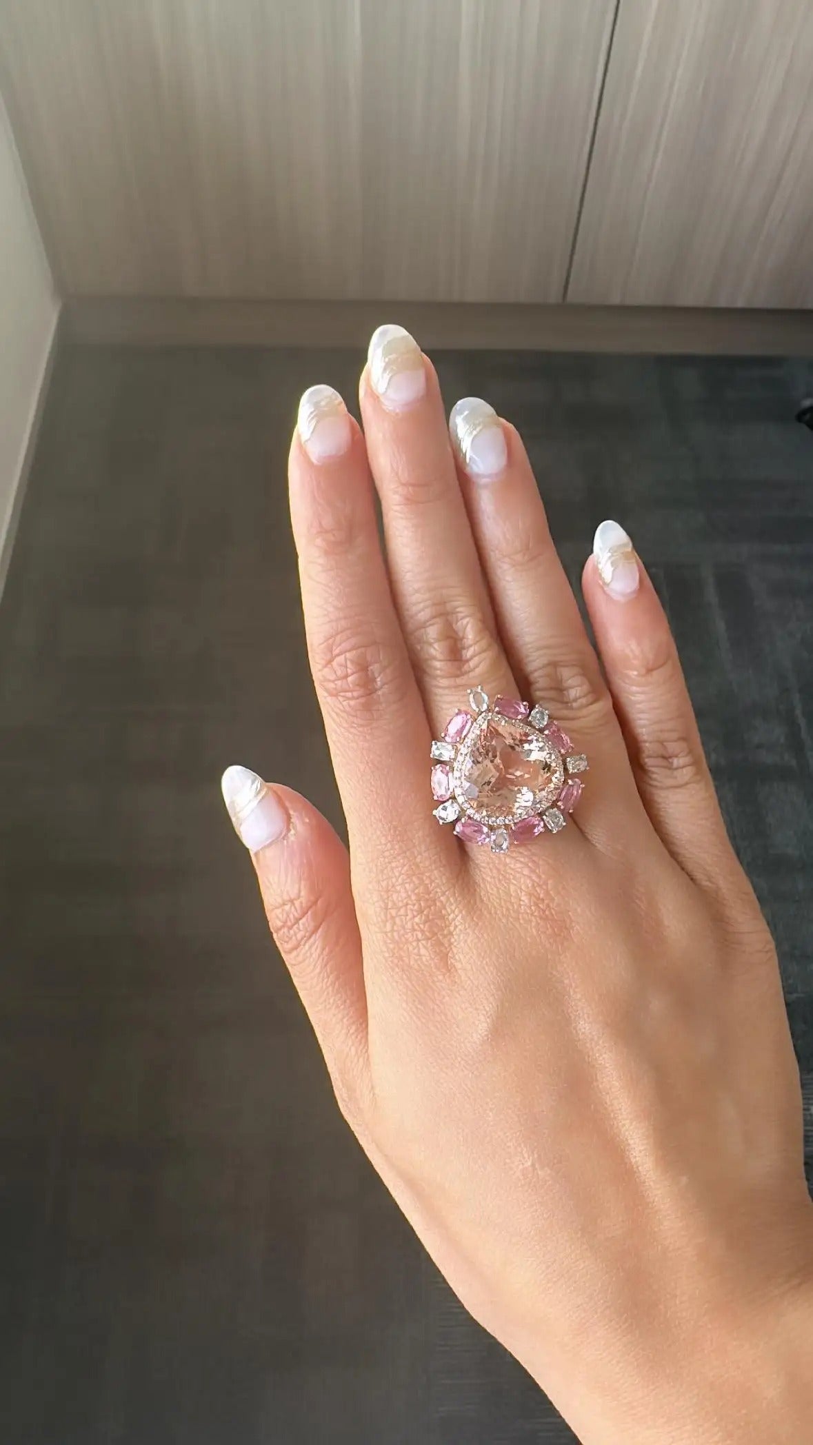 morganite Gemstone Ring