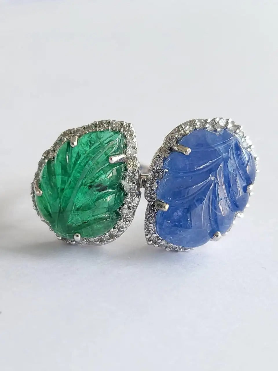 emerald sapphire ring